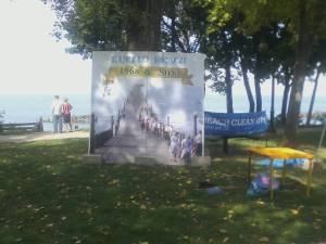 Euclid Beach, September 28, 2014, poster of new pier.